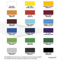 Paper board single color flame retardant