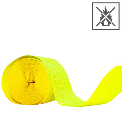 Paper streamer premium - yellow