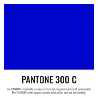 Plastic film seat cover 75x75cm - blue
