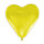 Ballon heart yellow