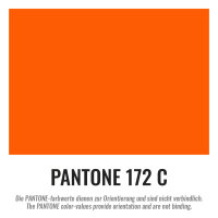 Plastic film cover double flame retardant 75x150cm - orange