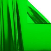 Metallic plastic film roll standard 1,5x30m - green