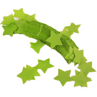 Slowfall confetti star - green 1kg