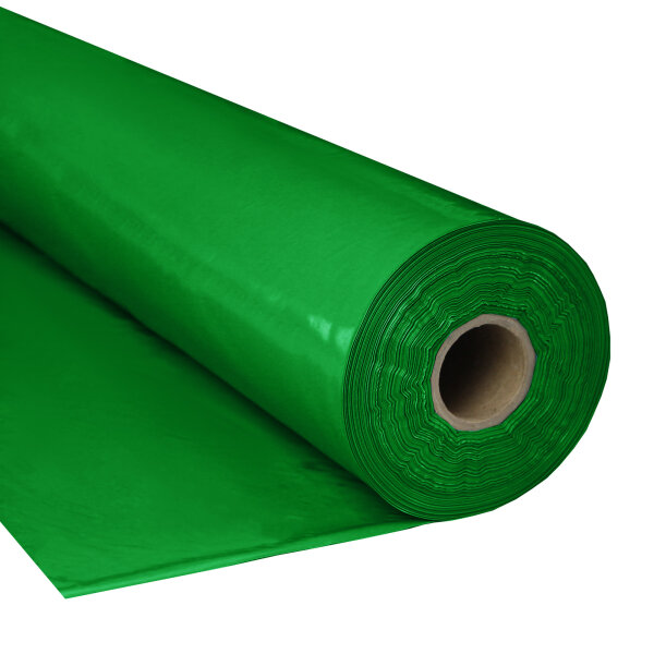 Plastic film roll standard fire retardant 1,5x100m - green