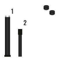 Telescopic rod Premium 2M individual parts