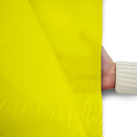 Plastic film seat cover 75x75cm - yellow