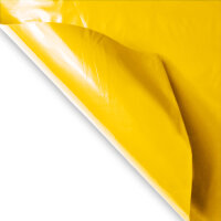 Plastic film seat cover 75x75cm - yellow