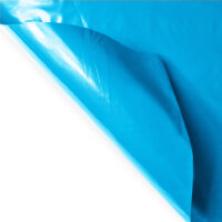 Plastic film seat cover 75x75cm - light blue