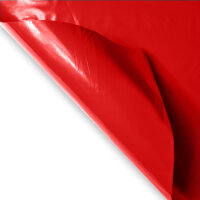 Plastic film cover fire retardant 75x75cm - red