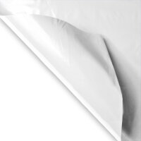 Plastic film cover double flame retardant 75x150cm - white