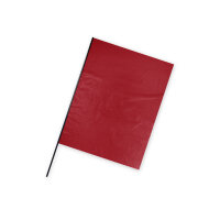 Plastic film flag (upright format)