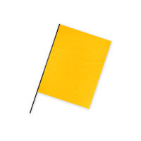 Plastic film flag (upright format)