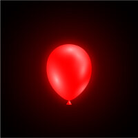 LED balloons - Red