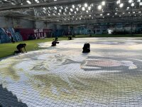 3D Tifo net - black