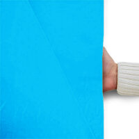 Plastic film roll standard 1,5x100m - light blue