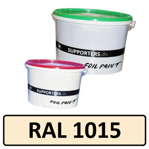 Foil color light ivory RAL 1015