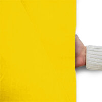 Plastic film roll standard fire retardant 1,5x100m - yellow