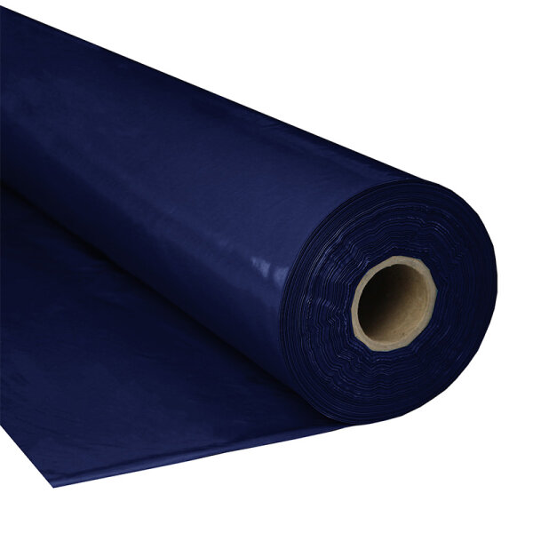 Plastic film roll standard fire retardant 1,5x100m - navy blue