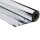 Metallic plastic film roll premium fire retardant 1,50x1000m - silver