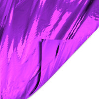 Metallic plastic film roll premium fire retardant 1,50x10m - purple