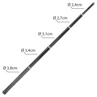 Telescopic pole premium 5m