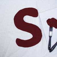 Fabric color wine red RAL 3005