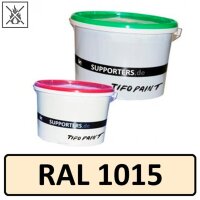 Polyester substance color light ivory RAL 1015 - flame...