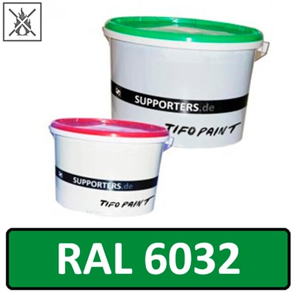 Polyester substance color signal green RAL 6032 - flame retardant