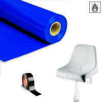 Plastic film seat covering roll flame retardant 0,75x200m...