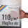 3D Big sector banner digital printed flame retardant